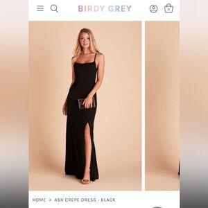 BIRDY GREY BENNY DRESS CREPE BLACK